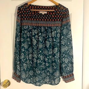 LOFT long sleeve blouse